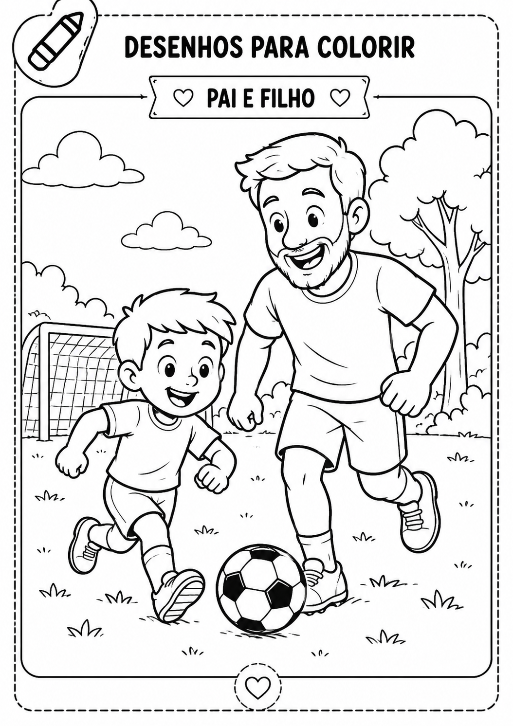 Exemplo de desenhos para colorir