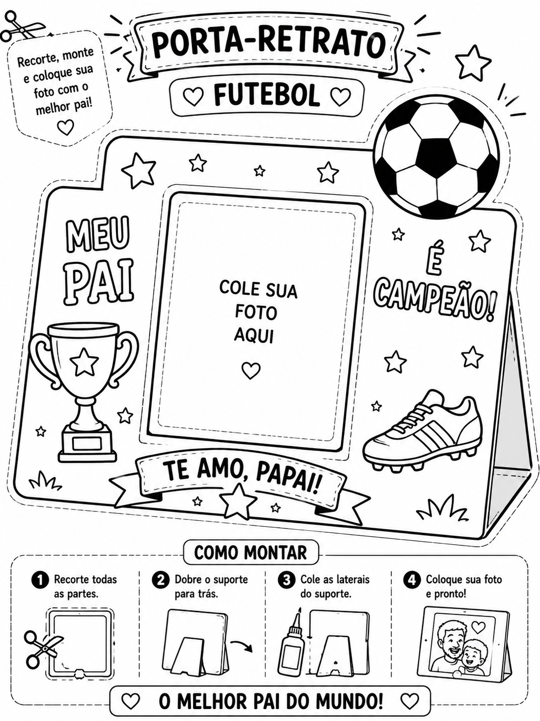 Exemplo de porta-retratos